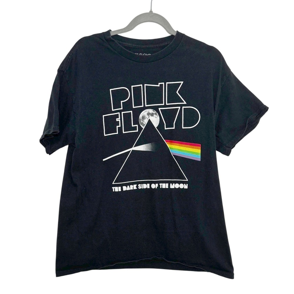 Pink Floyd Dark Side of the Moon Graphic‎ T-Shirt Black Hybrid Apparel Large